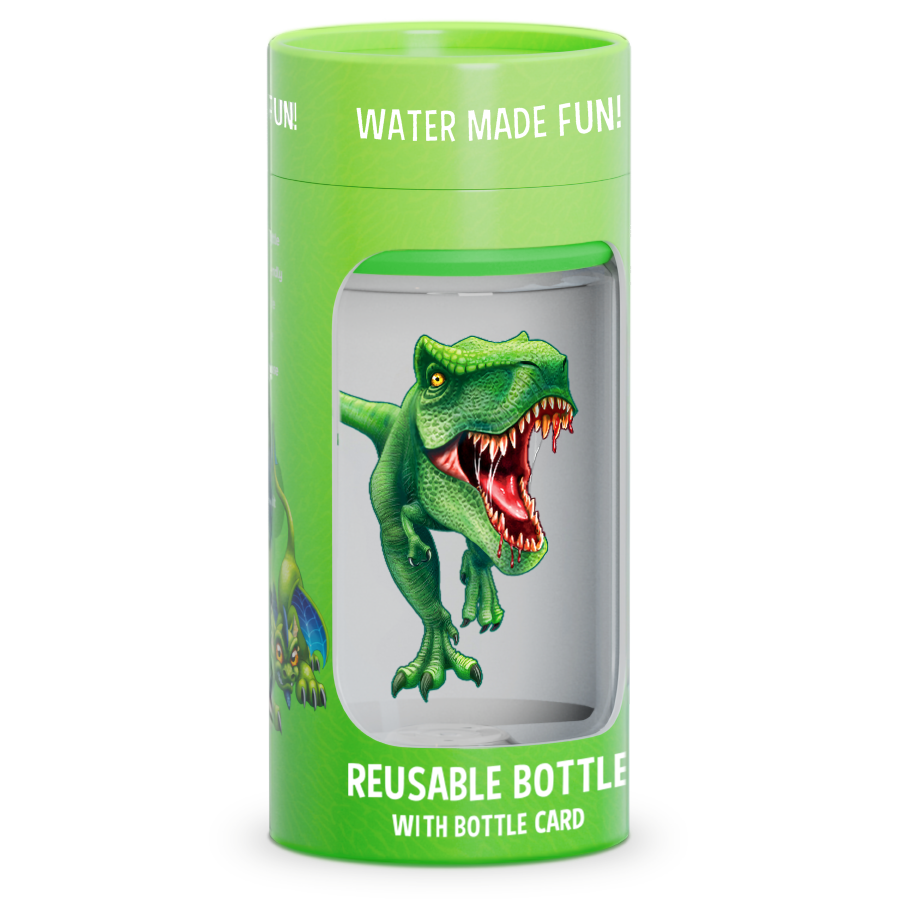 Aquafigure bottle including one Bottle Card - GREEN