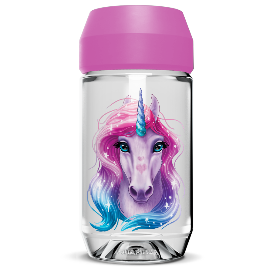 Aquafigure bottle including one Bottle Card - PINK