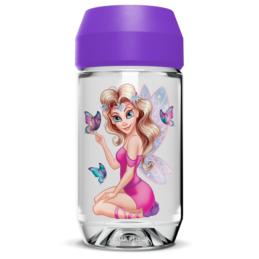 Aquafigure bottle including one Bottle Card - PURPLE