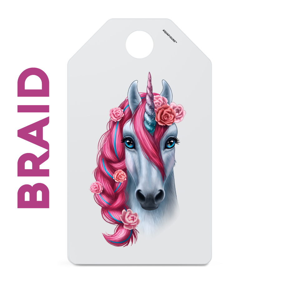 Unicorns - Aquafigure Pouch including 4 bottle cards