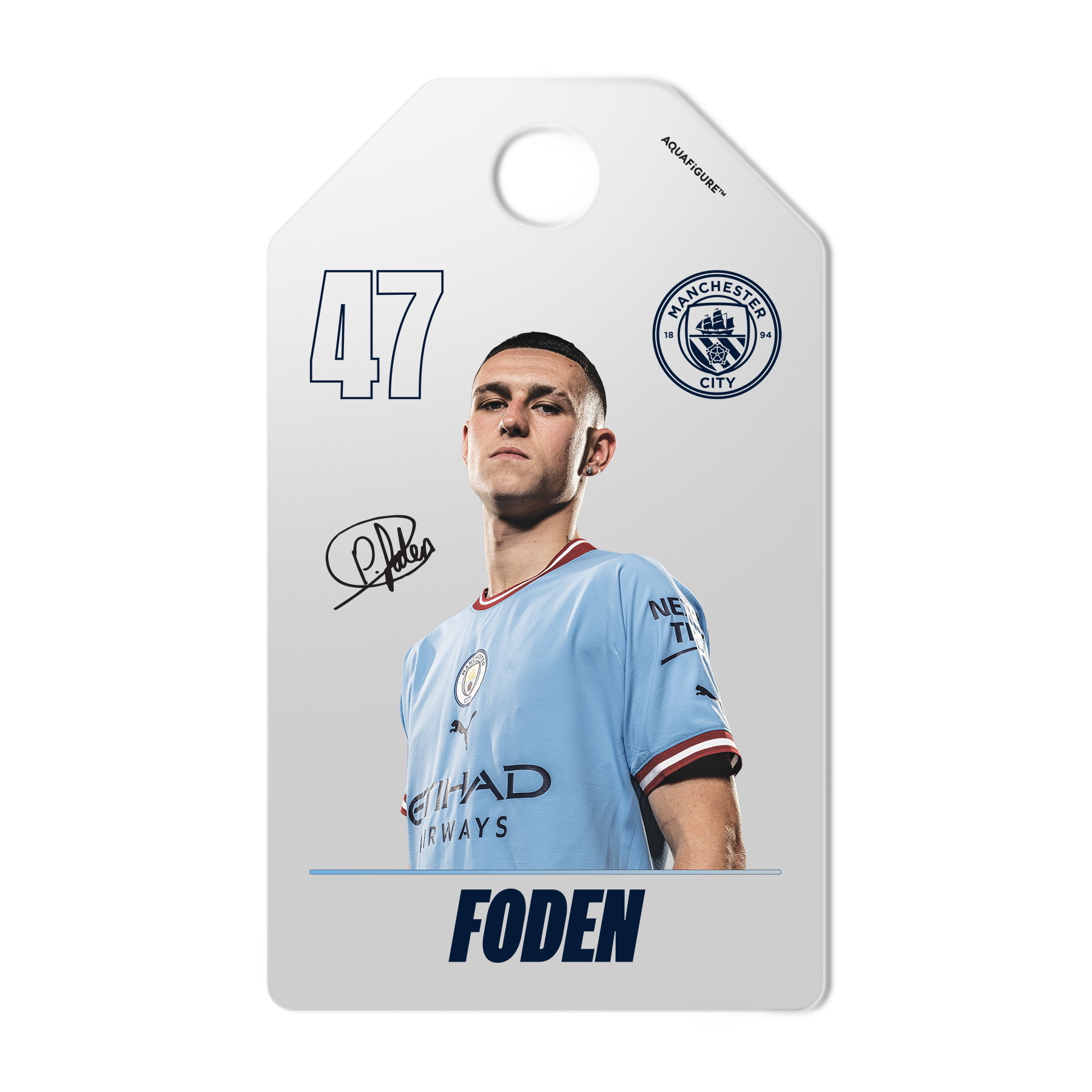 Manchester City Men’s Team - Aquafigure Bottle including 5 Players