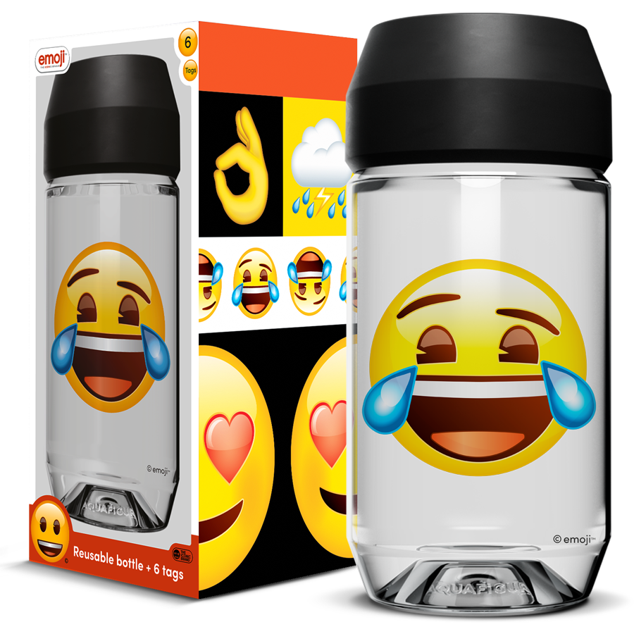 emoji™ - Aquafigure Bottle including 6 emojis