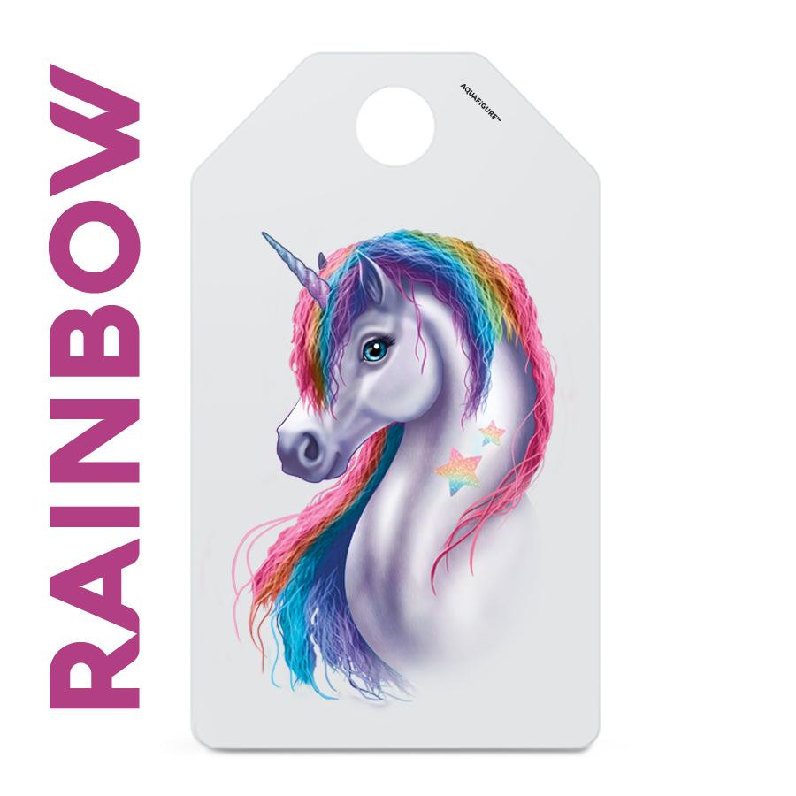 Unicorns - Aquafigure Pouch including 4 bottle cards