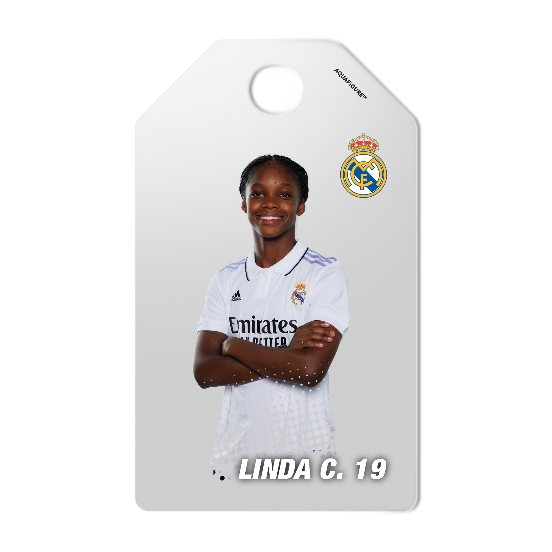 Real Madrid Women's Team - Aquafigure Bottle including 5 Players