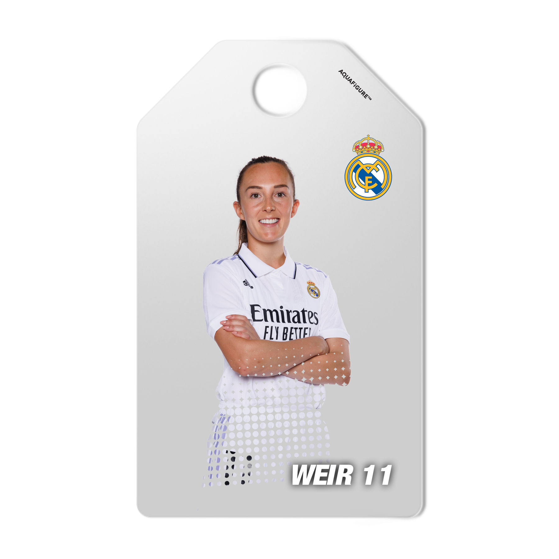 Real Madrid Women's Team - Aquafigure Bottle including 5 Players