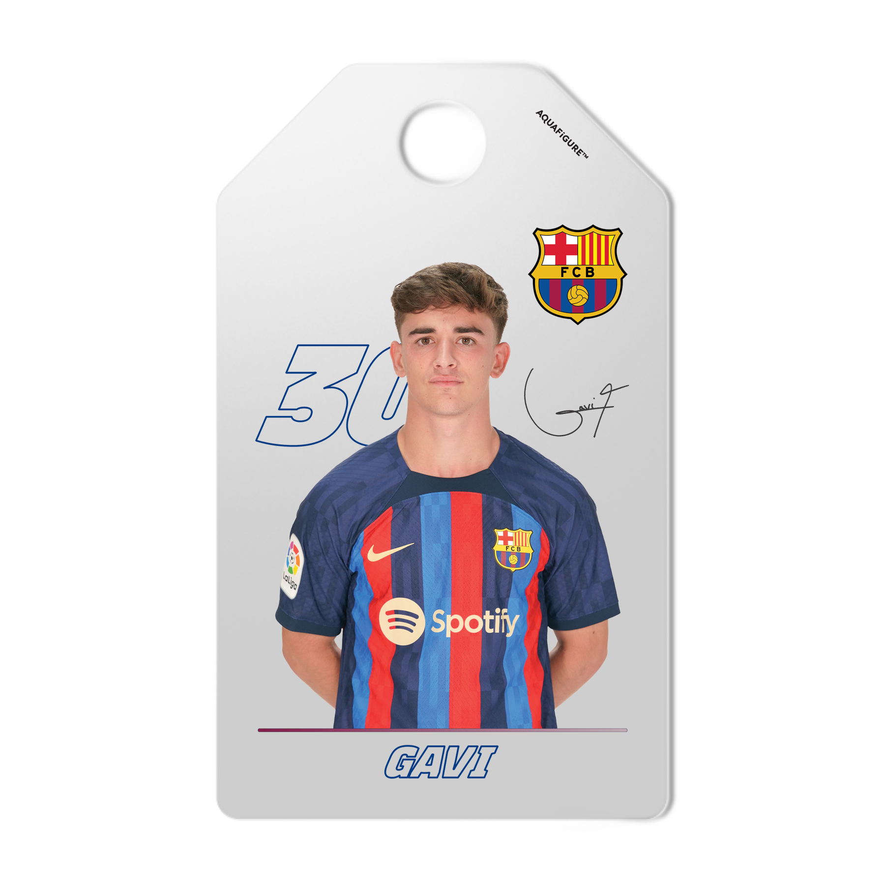 FC Barcelona Men's Team - Aquafigure Bottle including 5 Players