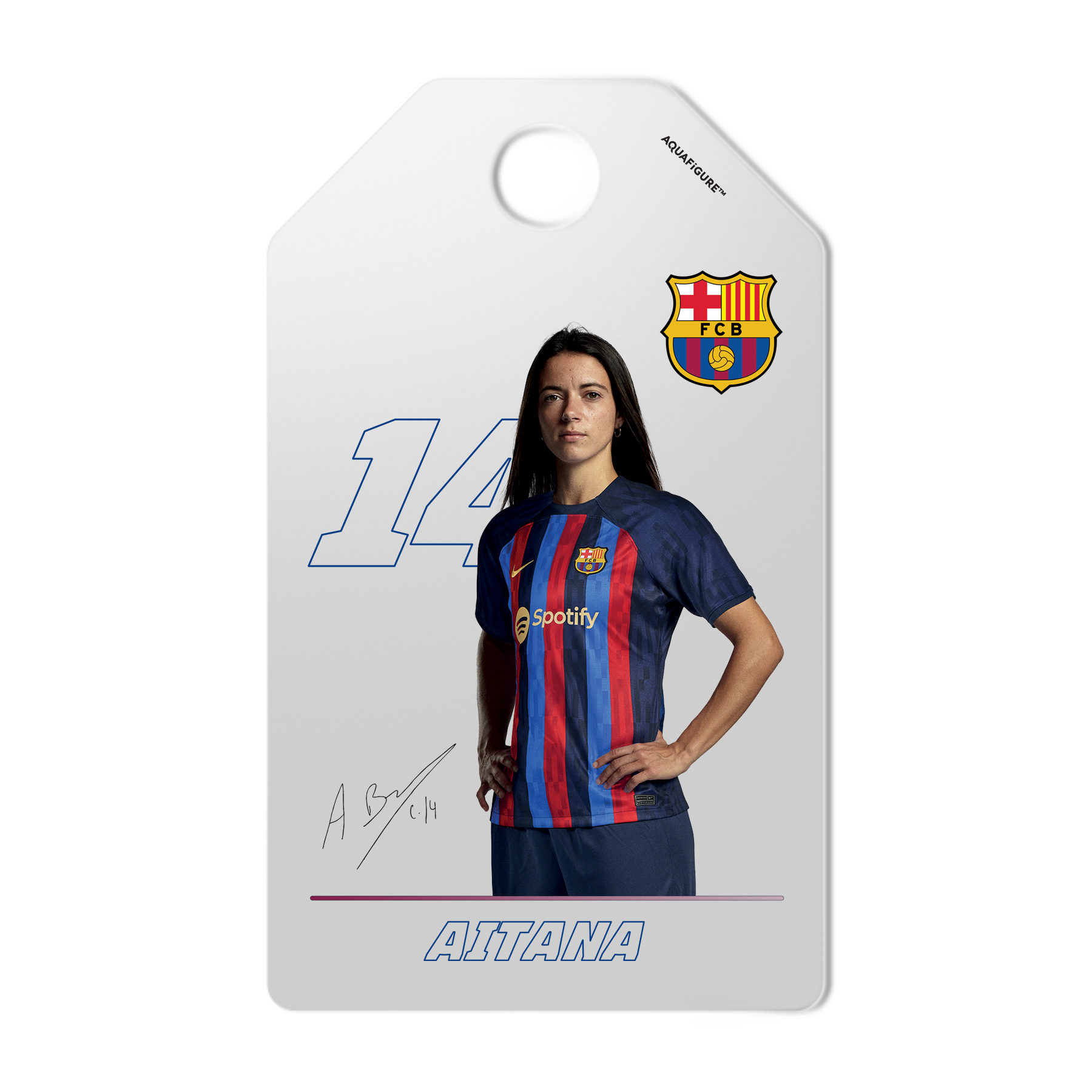 FC Barcelona Women’s Team - Aquafigure Bottle including 5 Players