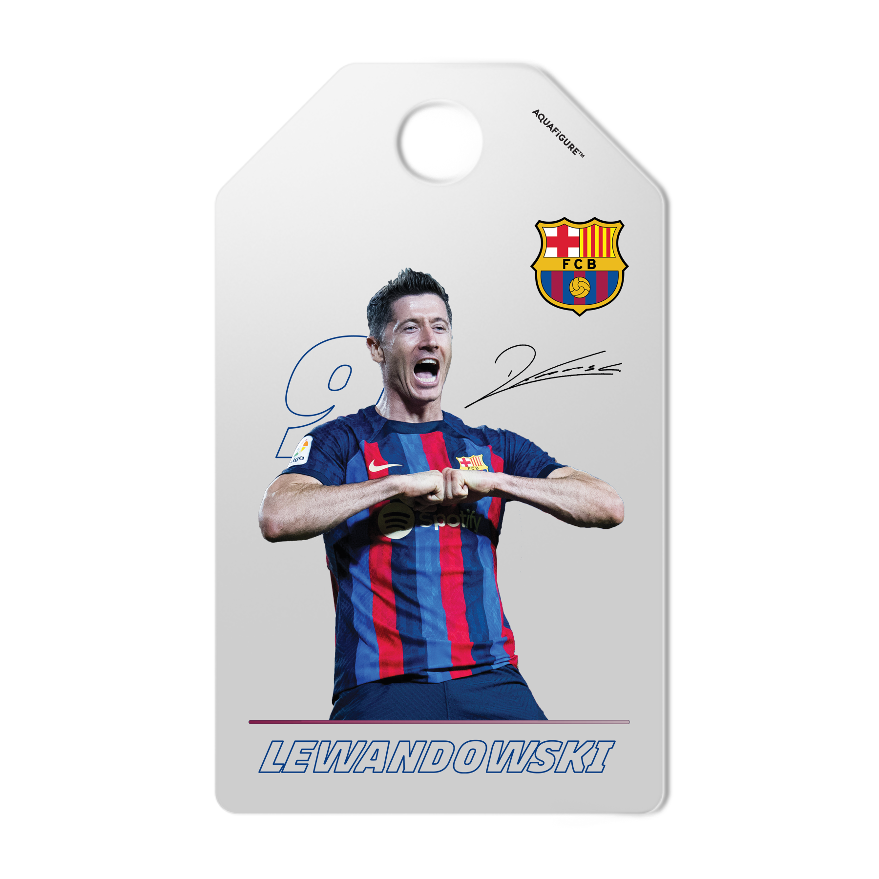 FC Barcelona Men's Team - Aquafigure Bottle including 5 Players
