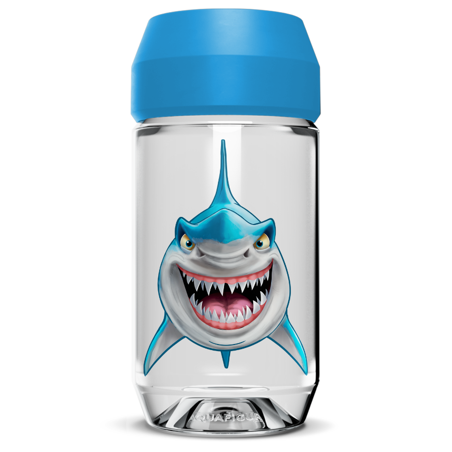 Aquafigure bottle including one Bottle Card - BLUE