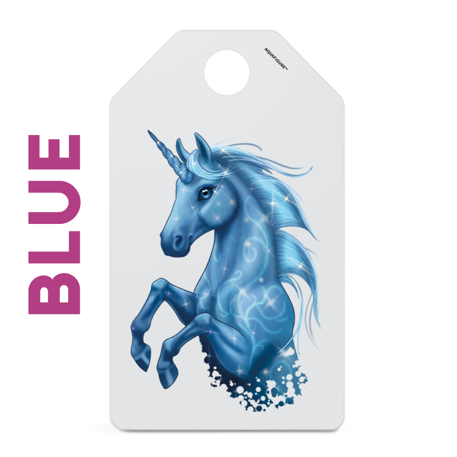 Unicorns - Aquafigure Pouch including 4 bottle cards