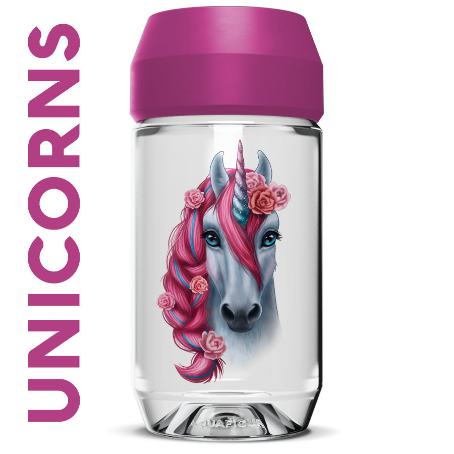 Unicorn Braid - Aquafigure bottle including 1 bottle card