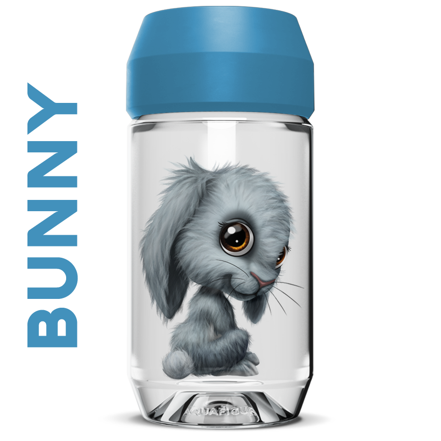Cuties Bunny - Aquafigure bottle including 1 bottle card
