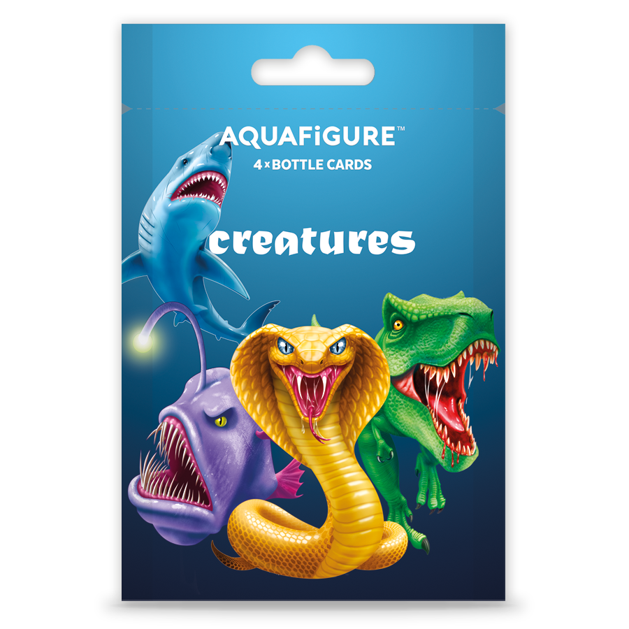 Creatures - Aquafigure Pouch including 4 bottle cards