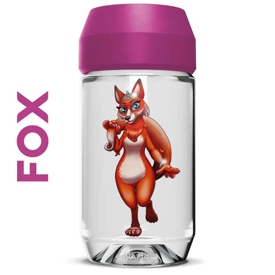 Animals Fox - Aquafigure bottle including 1 bottle card