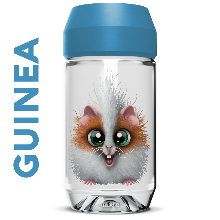Cuties Guinea - Aquafigure bottle including 1 bottle card
