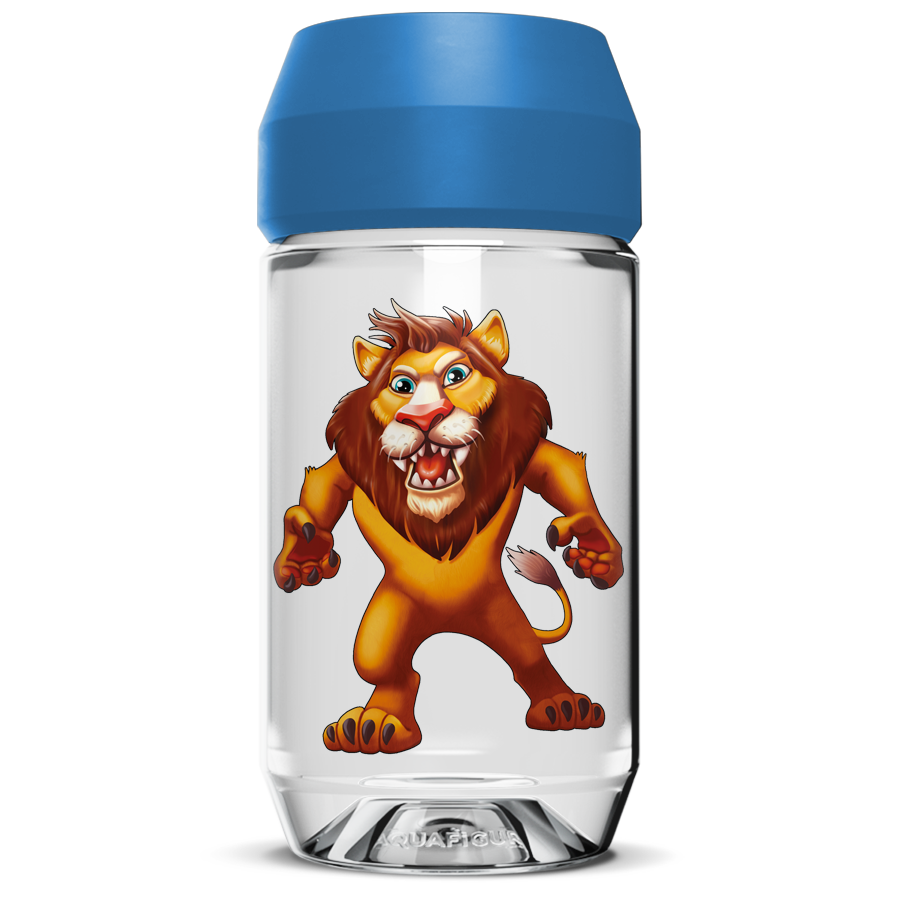 Animals Lion - Aquafigure bottle including 1 bottle card