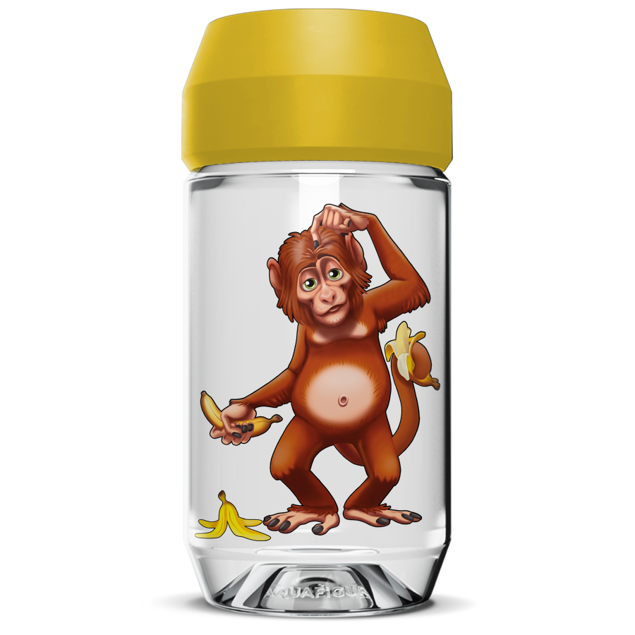 Animals Monkey - Aquafigure bottle including 1 bottle card