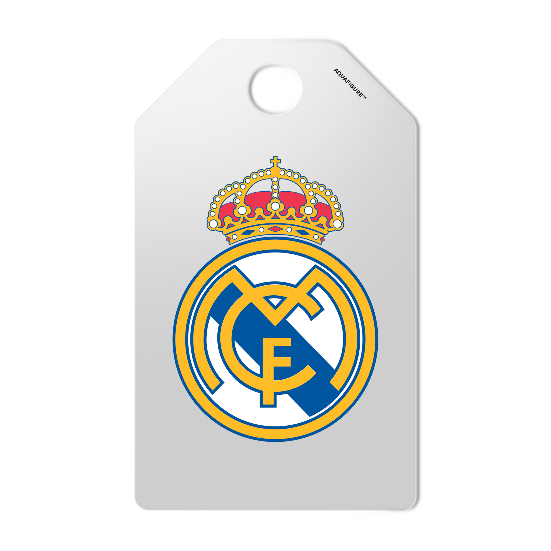 Real Madrid kvinnelag - Aquafigure flaske inkludert klubblogo og 5 spillere