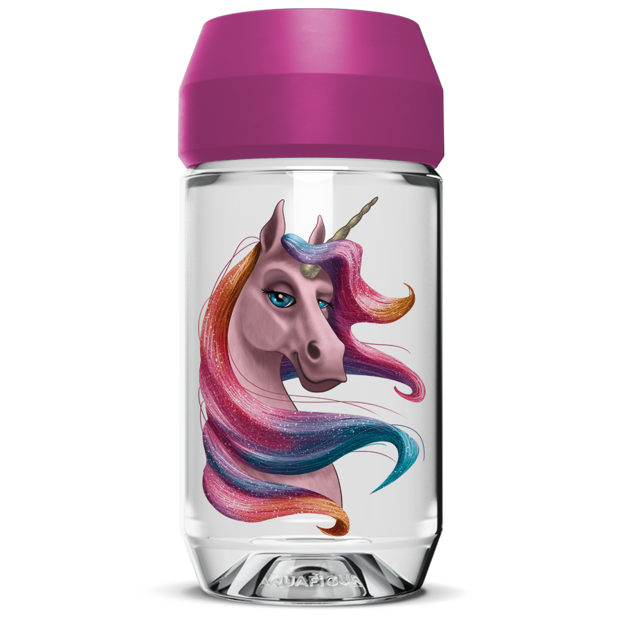 Unicorn Sassy - Aquafigure bottle including 1 bottle card