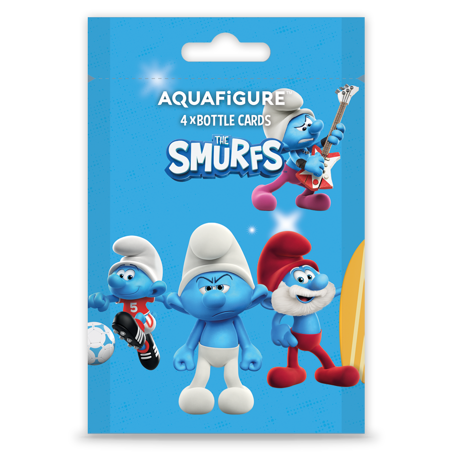 Smurfs - Aquafigure Pouch including 4 bottle cards