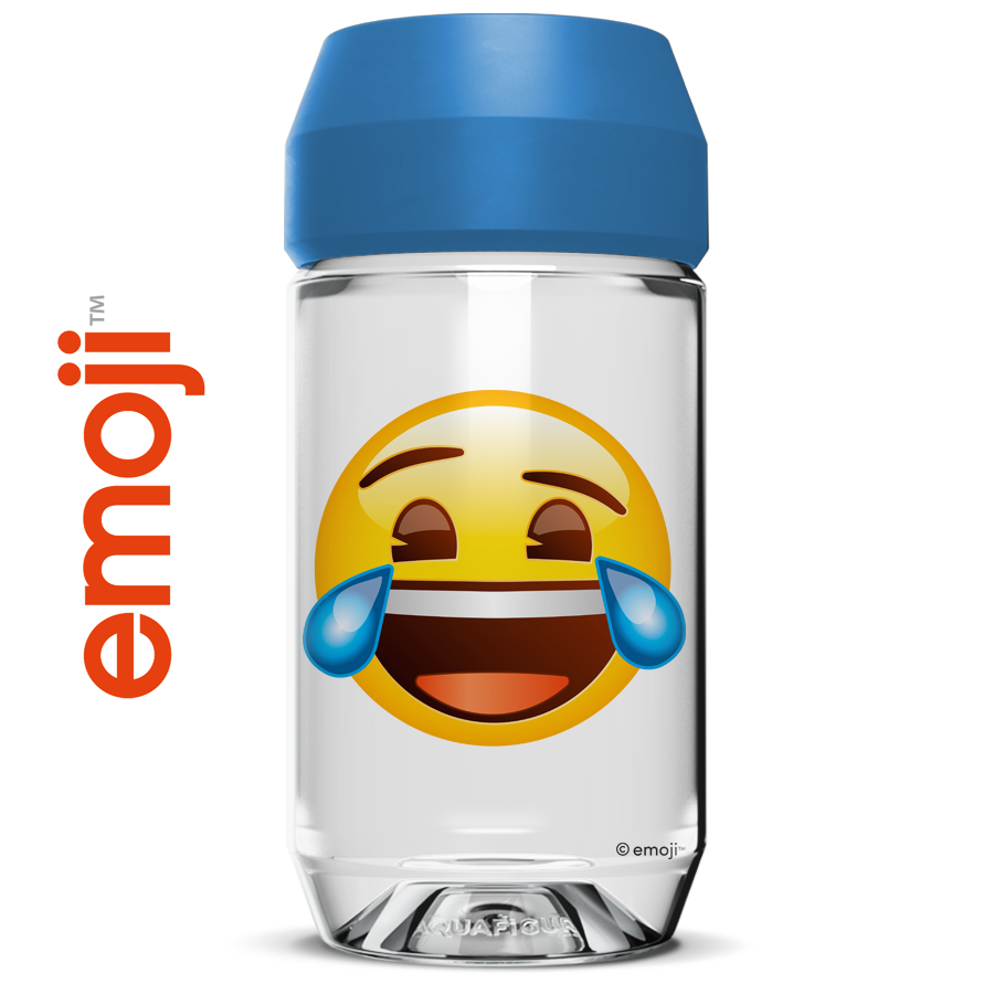 Emoji Tears of Joy - Aquafigure bottle including 1 bottle card
