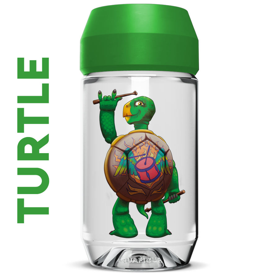 Animals Turtle - Aquafigure bottle including 1 bottle card
